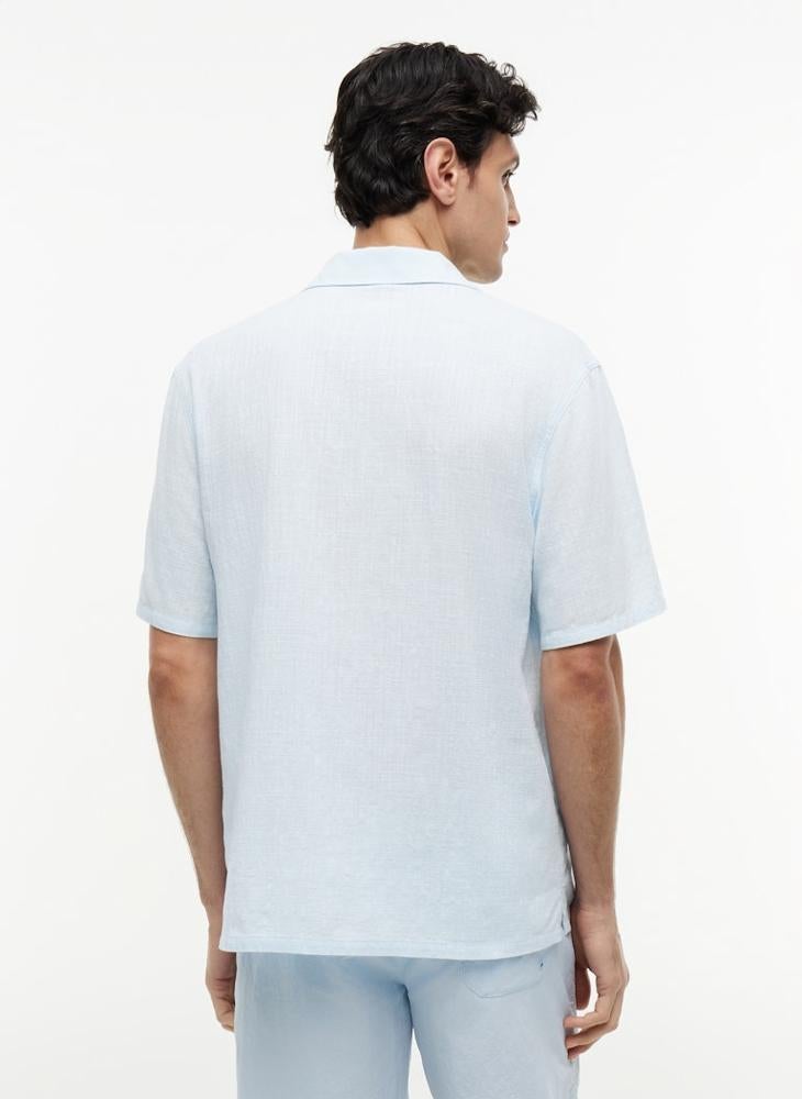 TOMMY HILFIGER Bowling Collar Short Sleeve Shirt - Image 2
